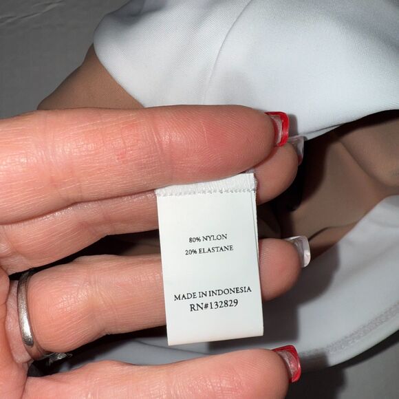 Camila Coelho Collection Rumba Bikini Set - White/Nude S/M - Picture 10 of 11